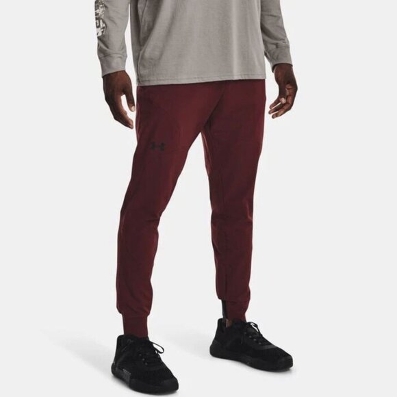 Under Armour Men's Unstoppable Joggers in Raspberry Red, size XXL - Picture 1 of 14